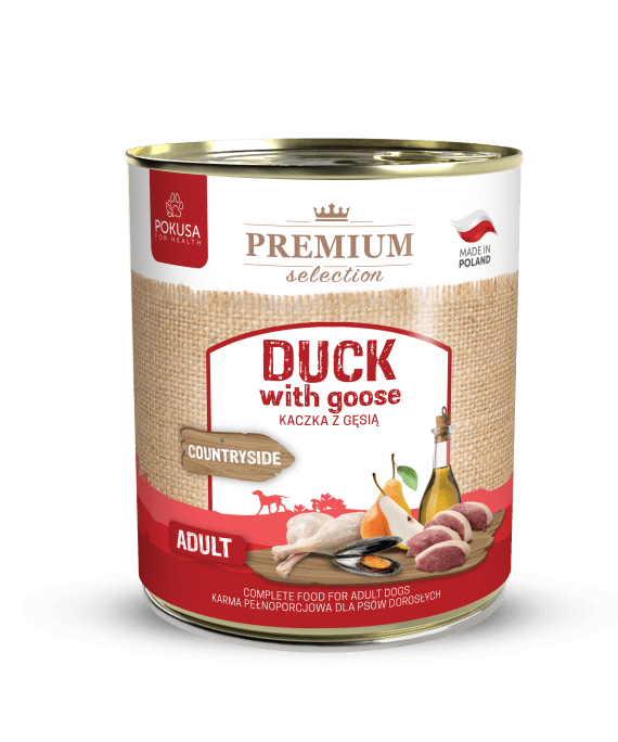 Pokusa Premium Selection Raca z gosjo za odrasle (Duck with Goose adult)