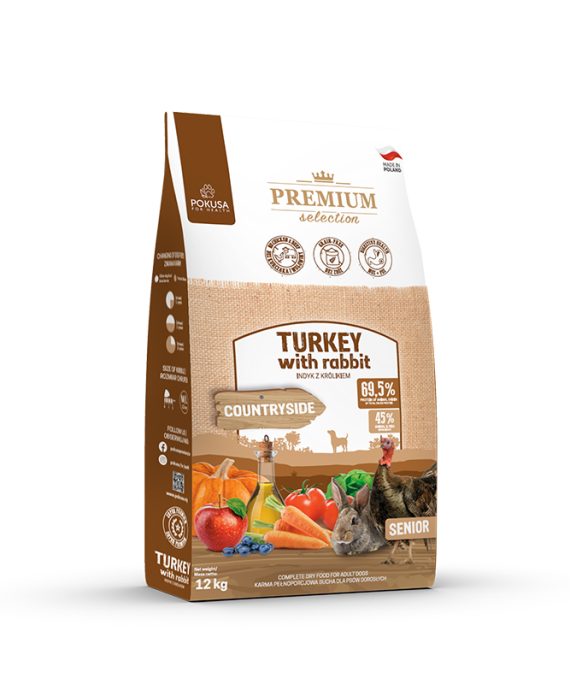 Pokusa Premium Selection Puran s kuncem Senior (Turkey with Rabbit Senior)