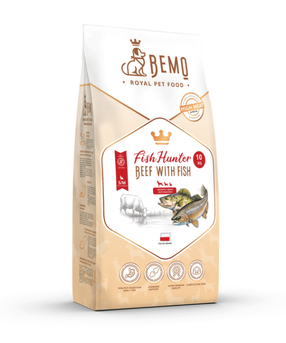 Bemo Fish Hunter Govedina z ribo (Beef with fish)