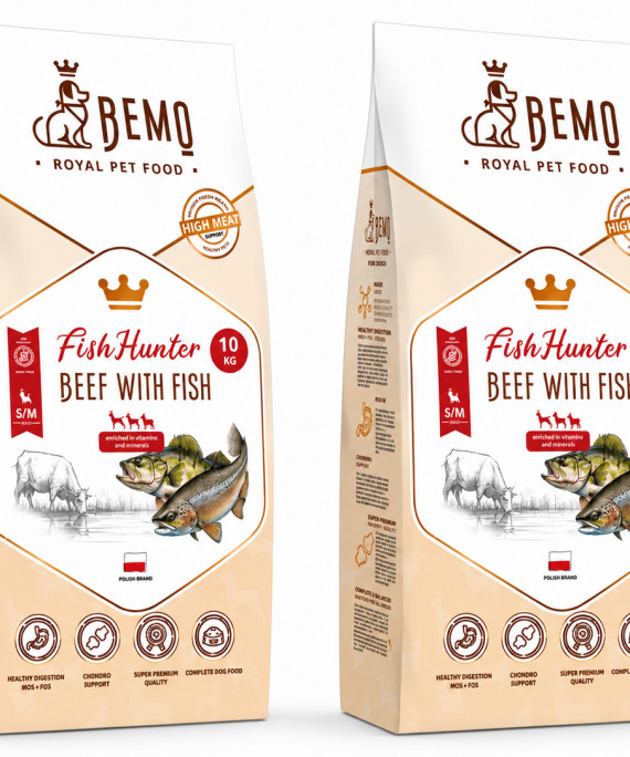 Bemo Fish Hunter Govedina z ribo (Beef with fish)